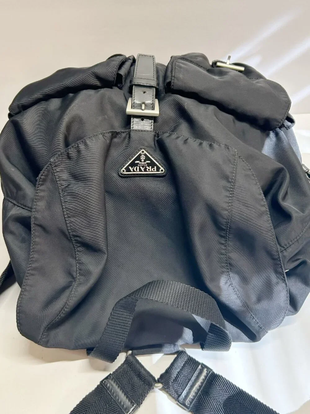 Prada Black Nylon backpack